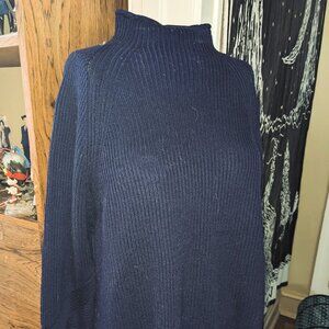Elie Tahari Blueberry Knit Turtleneck